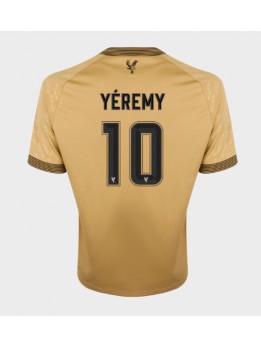 Billige Crystal Palace Yeremy Pino #10 Bortedrakt 2025-26 Kortermet